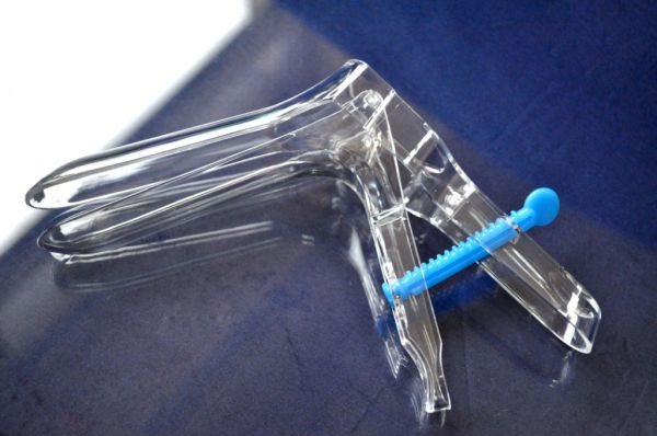 Зеркало гинекологическое по Куско с центральным поворотным фиксатором, стерильное, прозрачное (S), уп. 1/100 шт