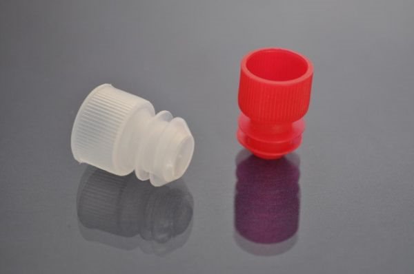 Пробка пластиковая d-16 мм, красная  (500/10000)