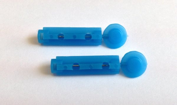 Скарификатор Soft 23G, голубой для ручки-держателя (100 шт)