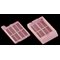 Гистологические кассеты с крышкой, розовые, разборные (500/2000)