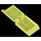 Гистологические кассеты с крышкой, отверстия прямоугольные, желтые (250/2000)