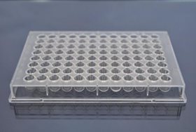 Планшет для иммунологических реакций, U-образный (круглодонный), 96 лунок, стерильный, ПС с крышкой