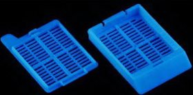 Гистологические кассеты с крышкой, голубые, разборные (500/2000)